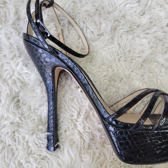 Alevi Milano Caterina Leather Stilletto Pumps Heels 38.5/8.5 - Picture 7 of 13